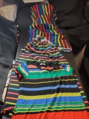 Love Strip Size L &Xl Sleveeless Dress/Sense Strip Size L Short Slevee Dress Set